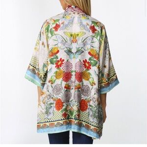 Johnny Was Claret Kimono Reversible NWT Small